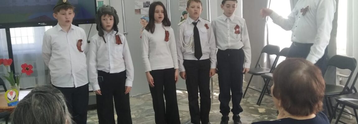 Выступление воскресной школы перед 9 мая